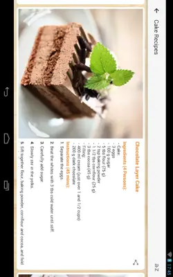 Kuchen backen android App screenshot 1