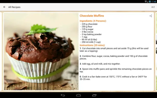 Kuchen backen android App screenshot 4